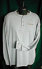 Grey Heather Zen Warrior Henley