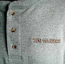 Grey Heather Zen Warrior Henley