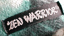 Woven Zen Warrior Trademark Label